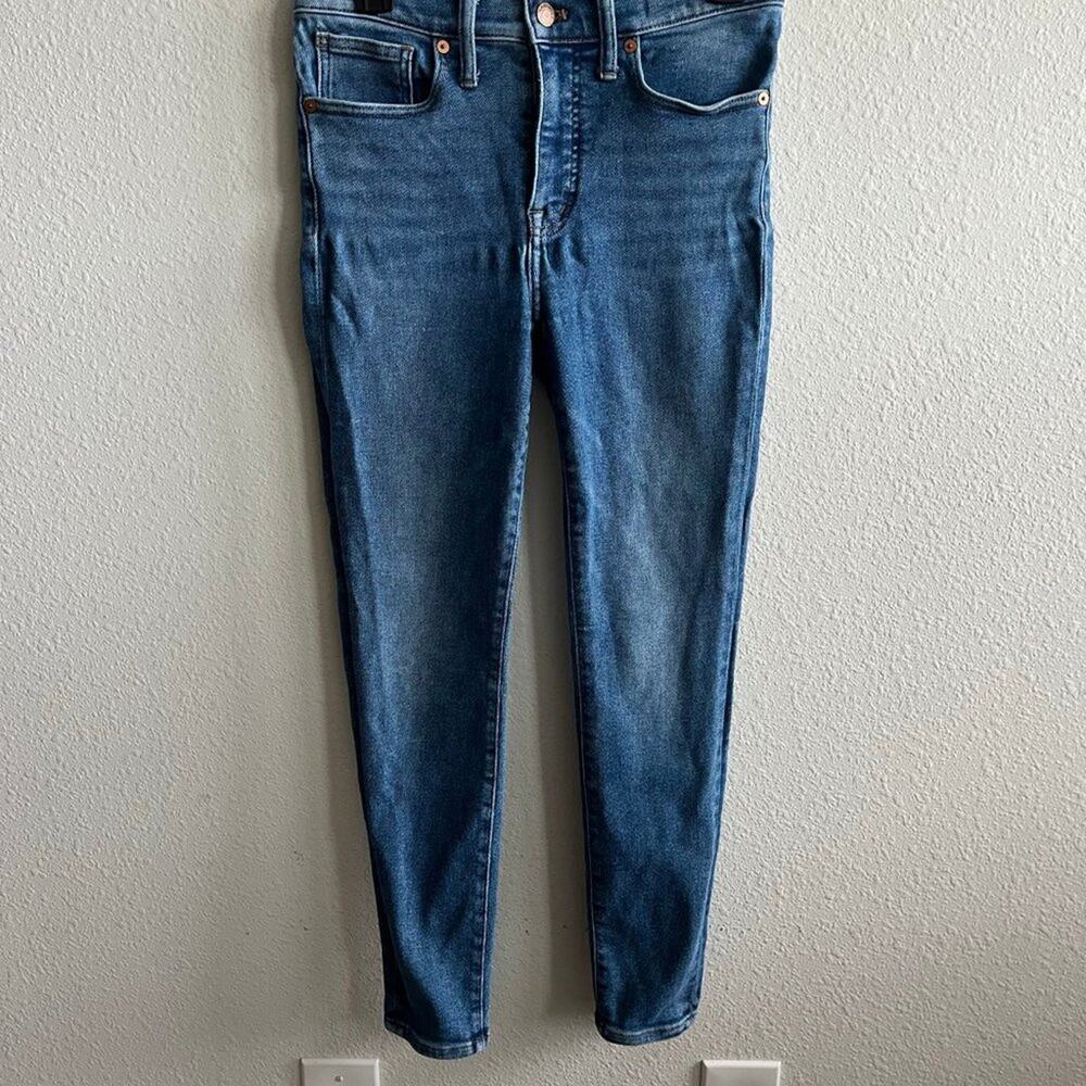 Madewell Women's 9" Mid-rise Light Wash Skinny Jeans Size 27 Style MB331 - Picture 2 of 14